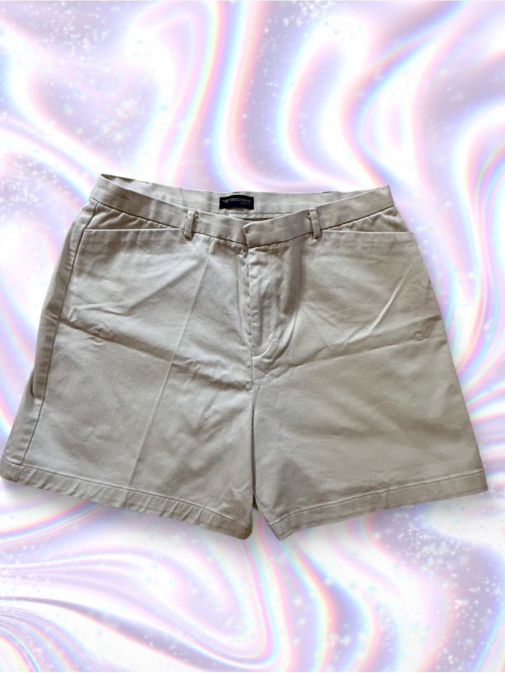 Y2K Dockers Beige Khaki Cotton Shorts